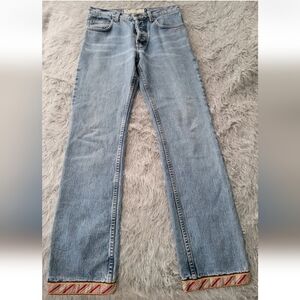Vintage American Eagle Festival Cottagecore Blue Jeans Boho 90s Y2k Hippie 2